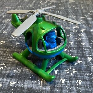 Green Toys Green and Blue Toy Helicopter